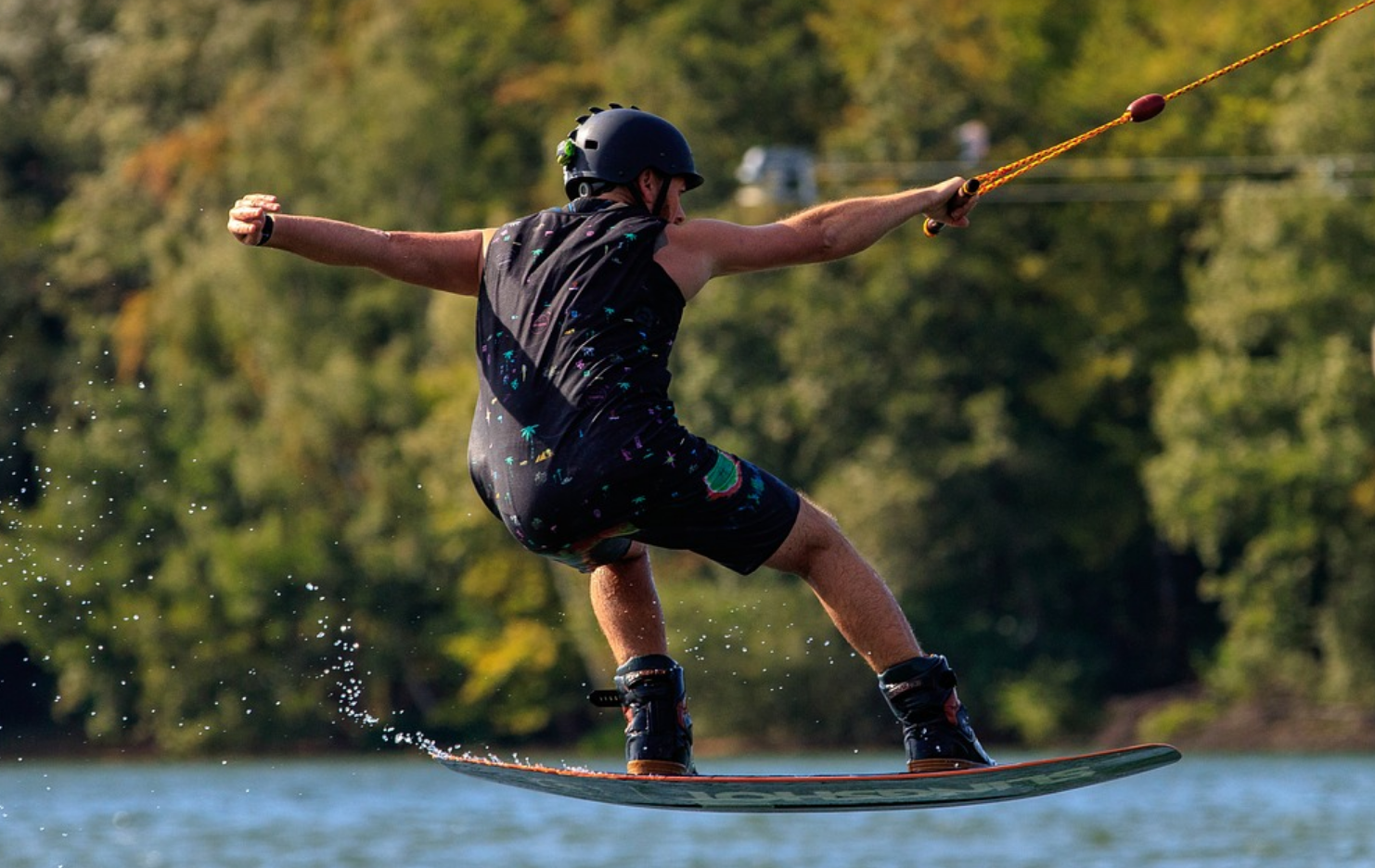 Wake boarding
